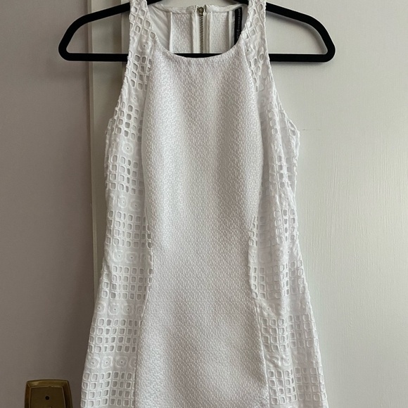 W118 by Walter Baker White Eyelet Sleeveless Dress XS - Picture 1 of 11